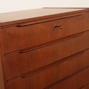 Vintage Danish chest of drawers | Teak | 6 drawers | 100 cm