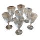7 verres à pied