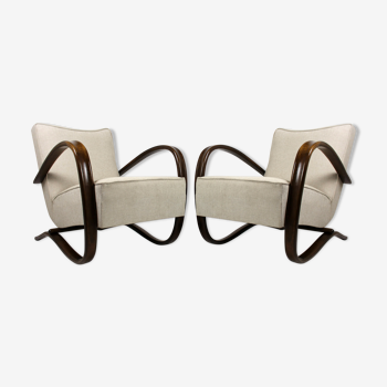 H-269 Armchairs by Jindrich Halabala for UP Závody, 1930s, set of 2