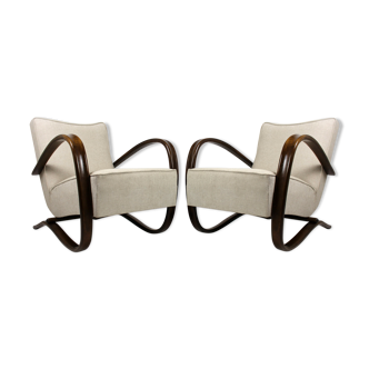 H-269 Armchairs by Jindrich Halabala for UP Závody, 1930s, set of 2