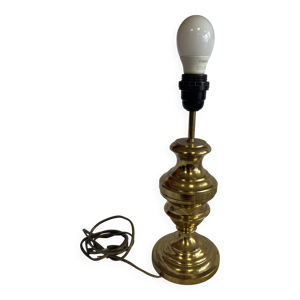 Lampe en métal doré