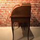 Wooden cylinder secretary