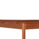 Rectangular Danish Extendable Dining Table 'Ahrus'  mid centuty modern teak