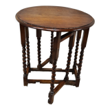 Table Gateleg Solid Oak 1900, England