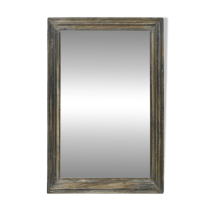 Miroir mural en bois