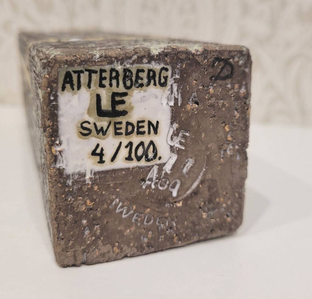 Ingrid Atterberg Vase "Short Series" Uppsala-Ekeby Numbered 4/100