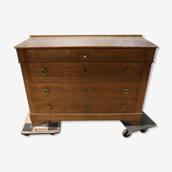 Commode XIXème bois massif