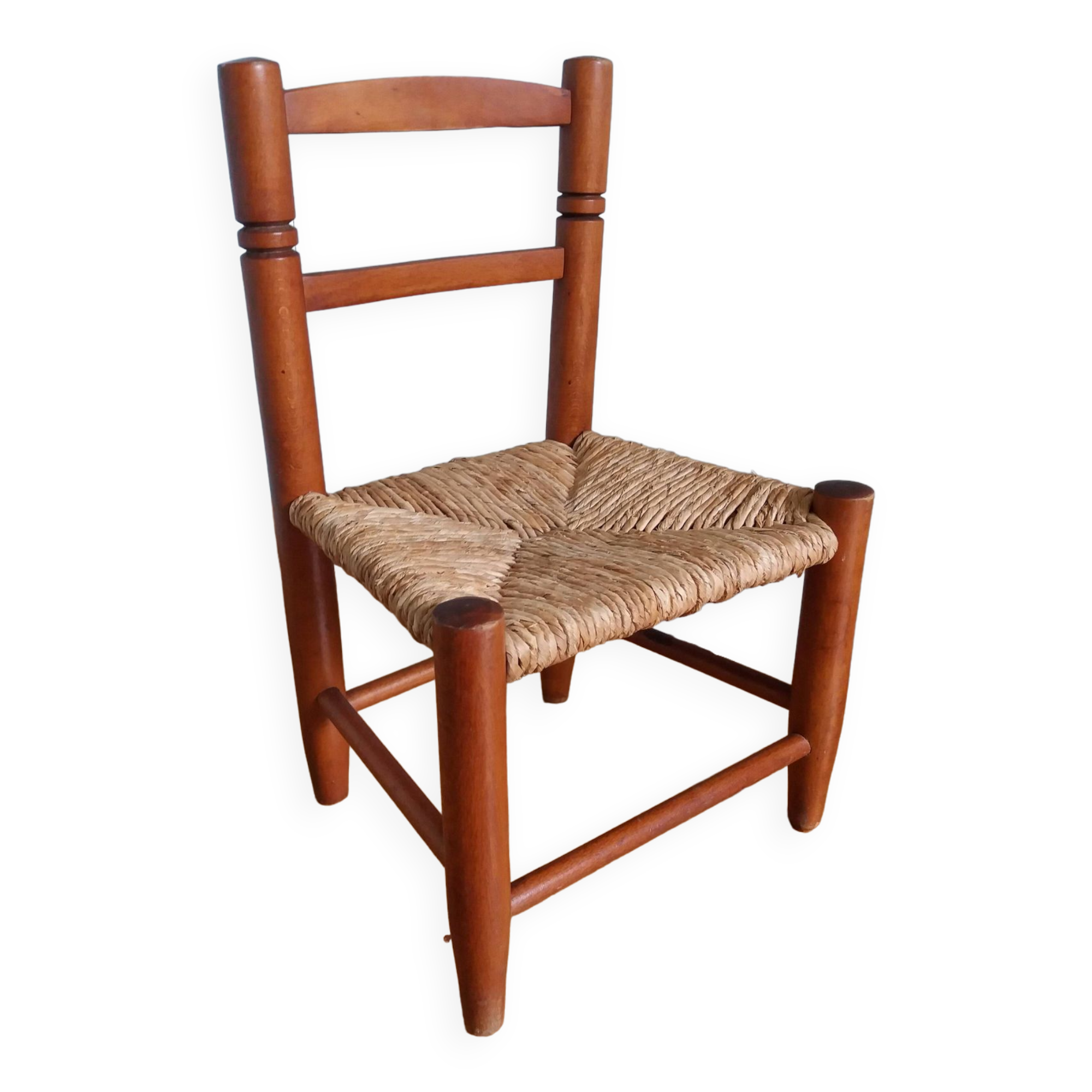 Children's straw chair