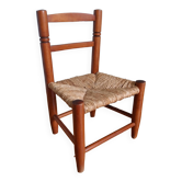 Children's straw chair