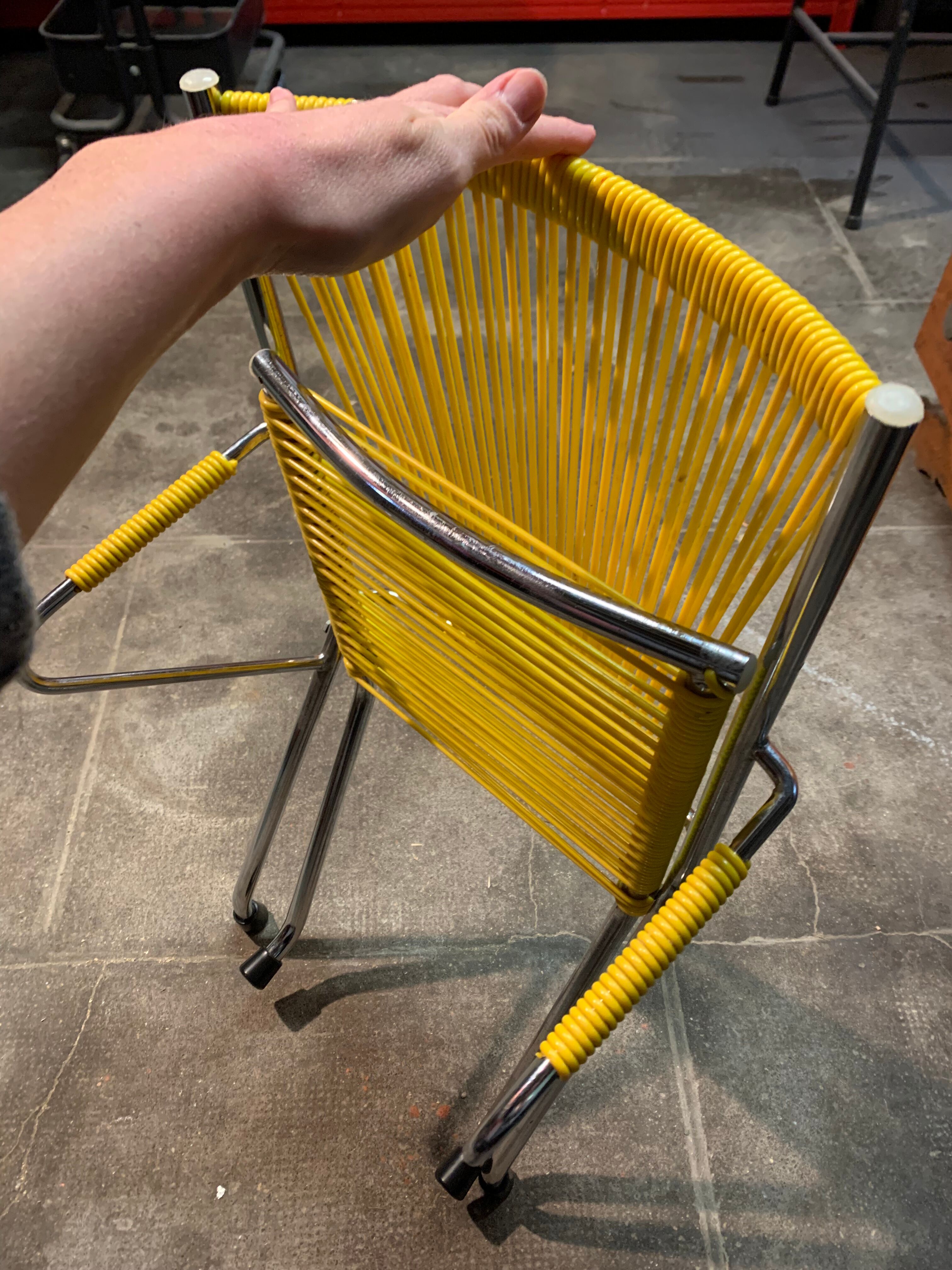 Children's chair scoubidou