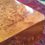 Table basse en loupe d'orme, par Roche Bobois, 1970