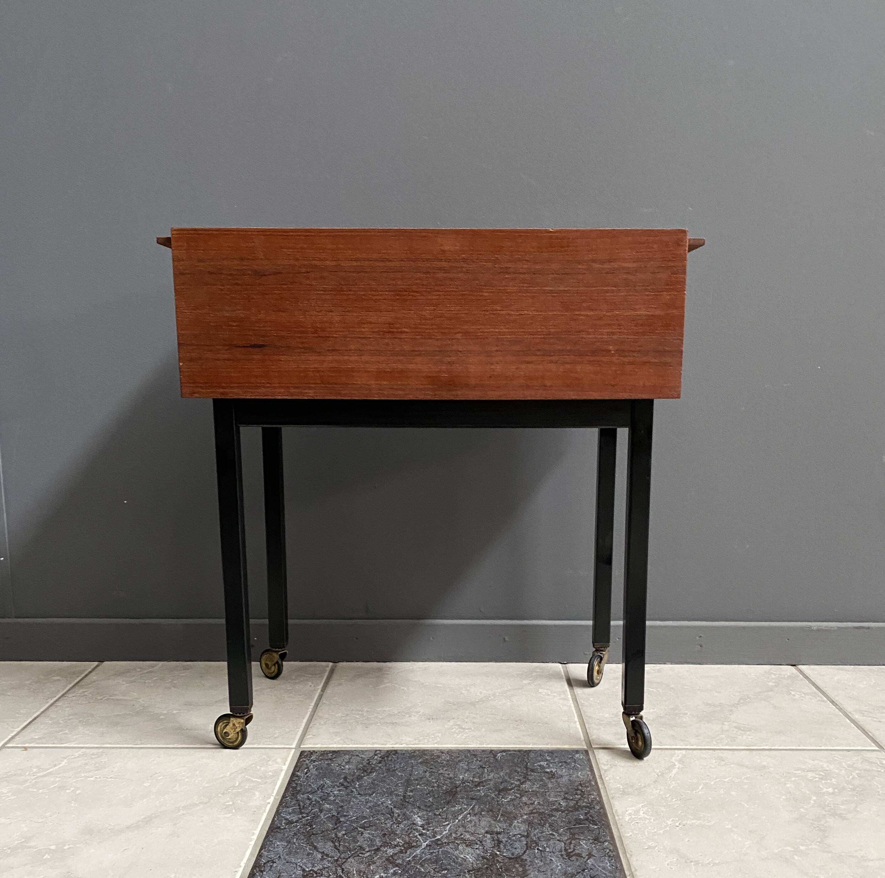Teak sewing box by Opal 1970s