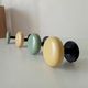 Set of 4 vintage coat hooks from the 1960s.