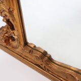 Miroir console en bois sculpté de style Louis XV, France, vers 1970
