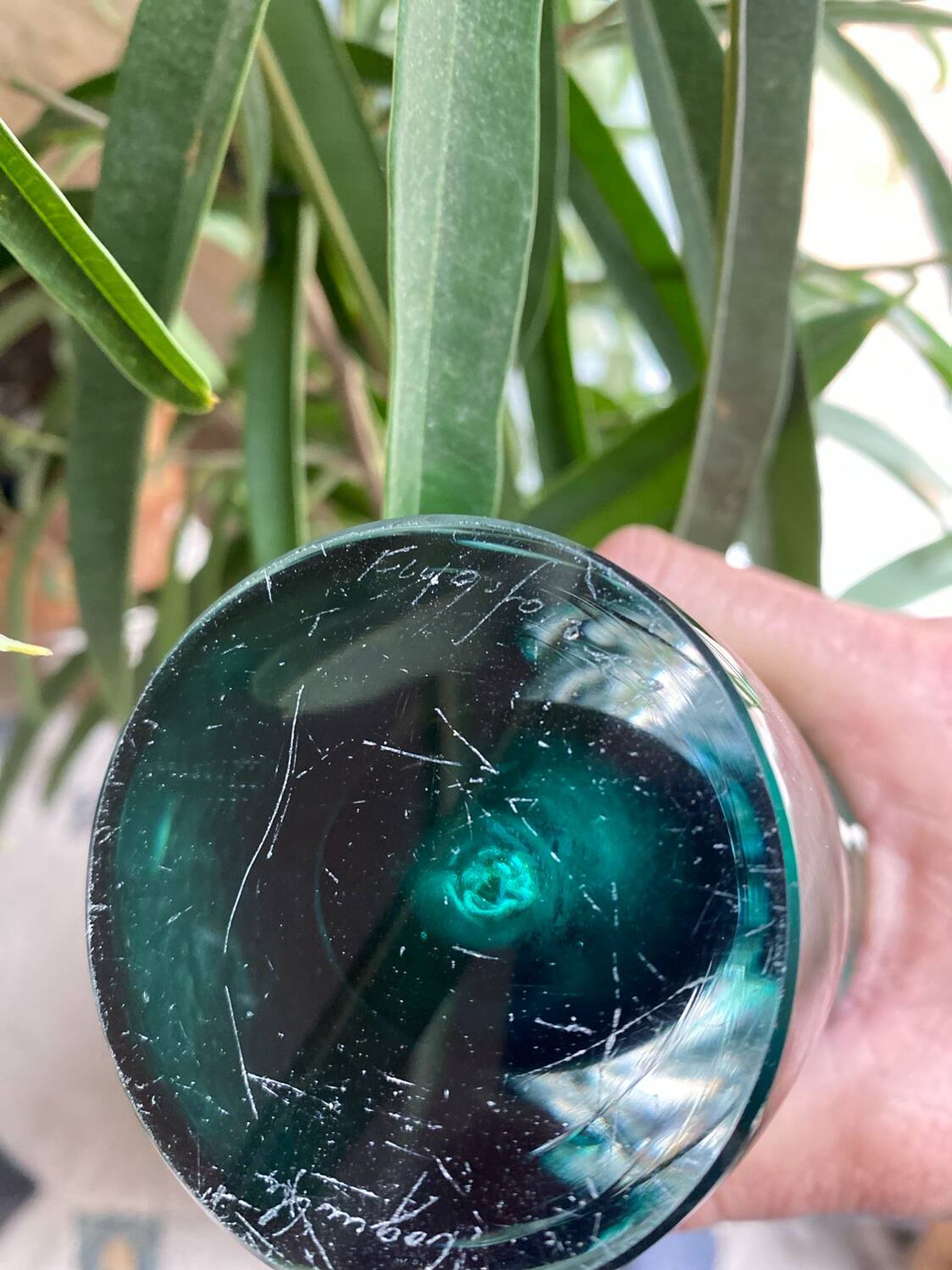 Shell crystal art sculpture vase by Paul Kedelv for Flygsfors, Scandinavian glass
