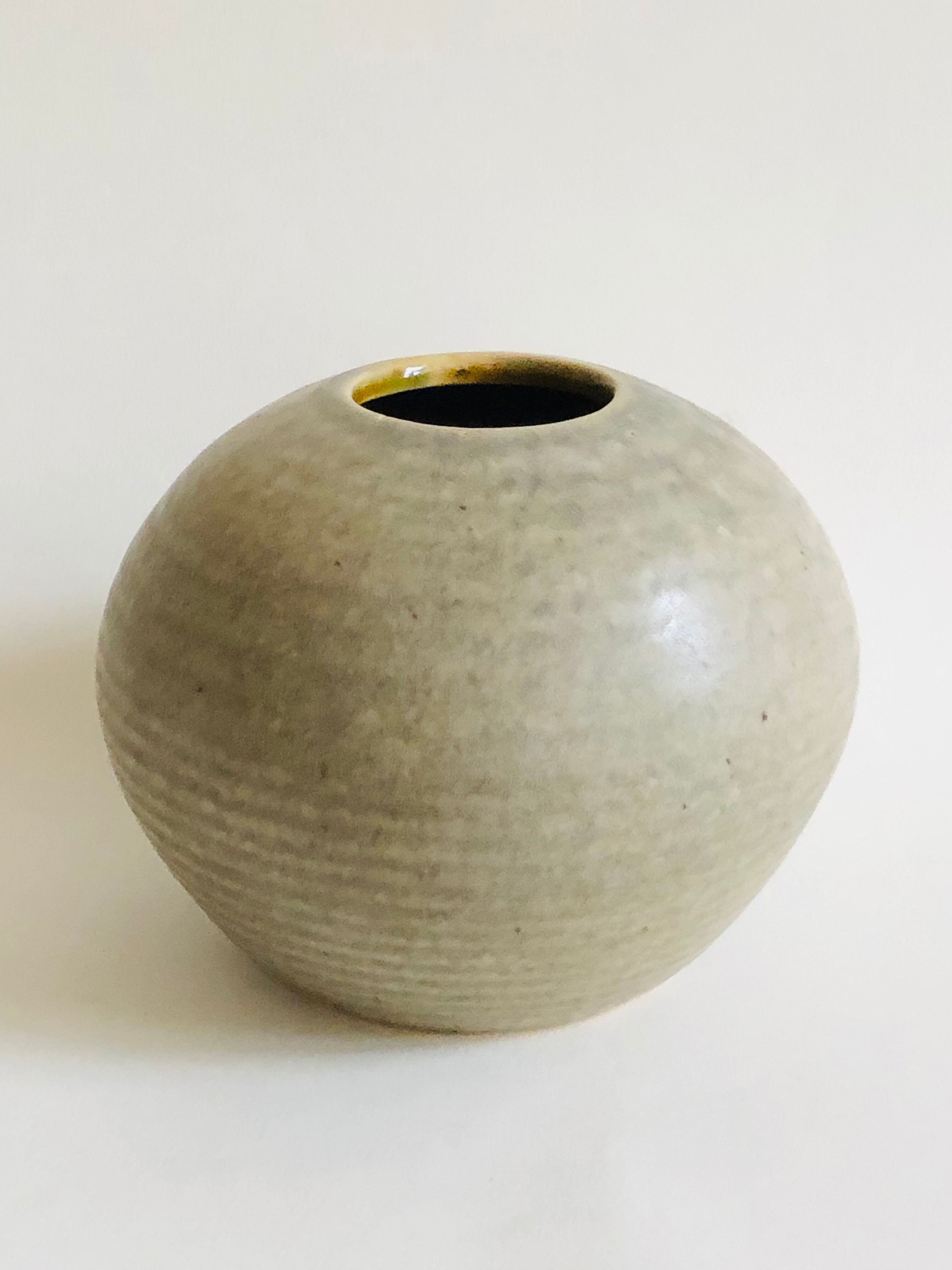 Vintage Ball Vase in Dutch Ceramic