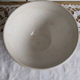 Yellow Scottish Sarreguemines earthenware bowl, Digouin