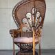 Vintage Bali Style Peacock Chair