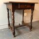 Old wooden side table