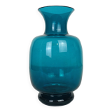 Scandinavian blue glass vase, Sweden, 1960s