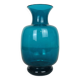 Scandinavian blue glass vase, Sweden 1960s