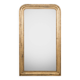 19th C Louis Philippe Mirror with Flowers