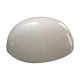Lampshade old ceiling lamp half globe ball opaline white industrial vintage TBE Ø 25.5 cm 2 lights