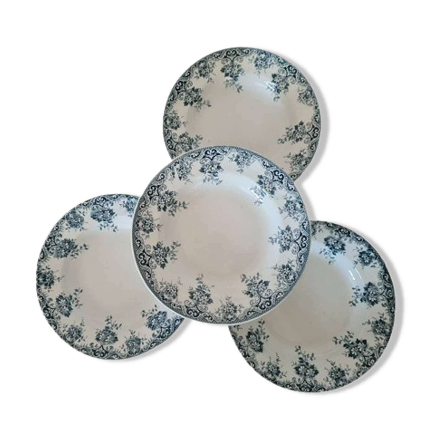 CORNER BHV Lot 4 plates dessert