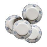 Old dessert plates - blue décor