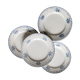 Old dessert plates - blue décor