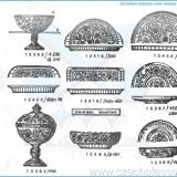 Vintage Cibulak Glass Pedestal Box by Oavel Panek: Czech Bonbon Candy Jar