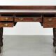 Elegant antique English desk / writing table from the mid-19th century