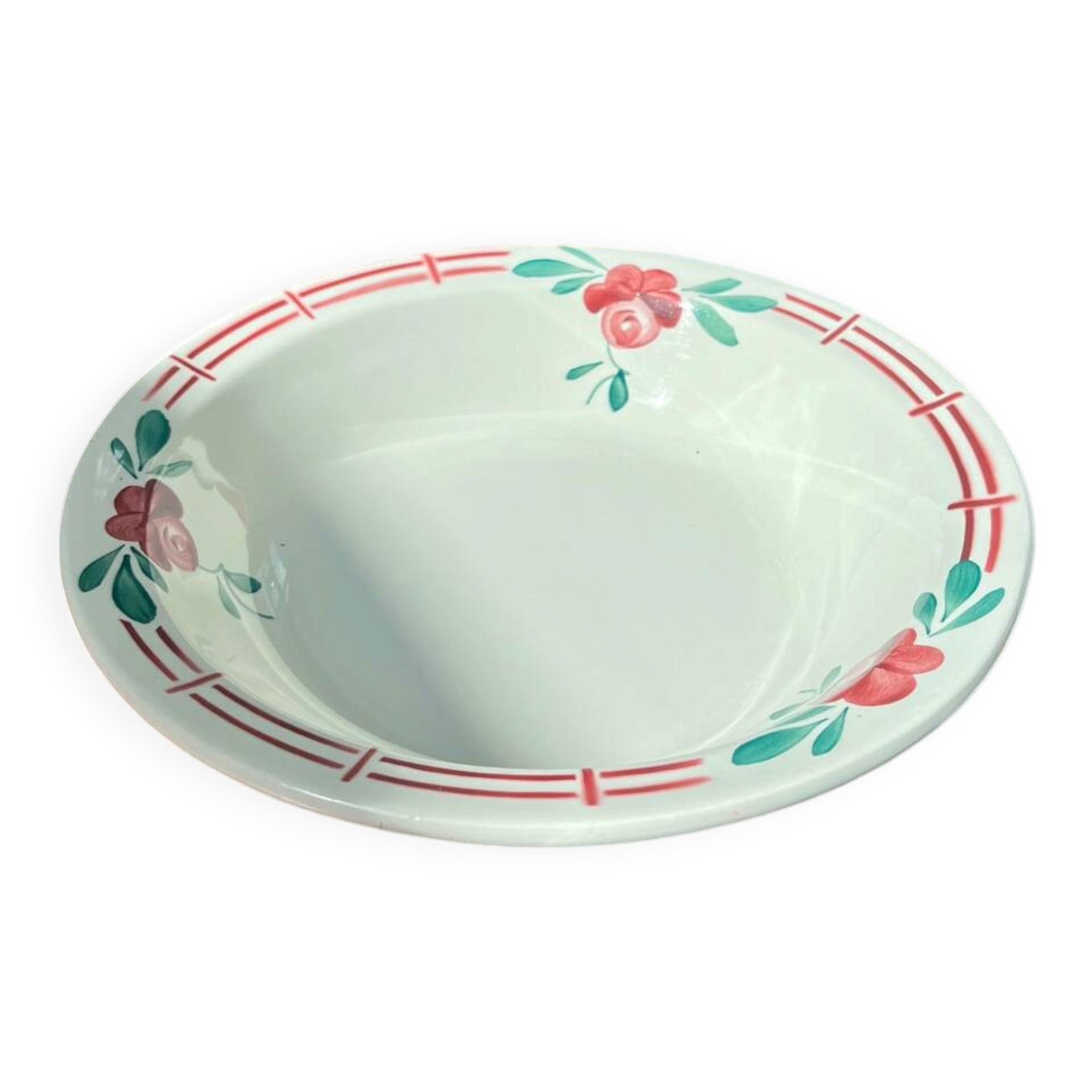 Vintage Castille shallow dish – French earthenware