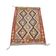 Vintage Afghan Kilim Made Of New Wool 79x119, 1980s