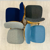 Set of four dining chairs