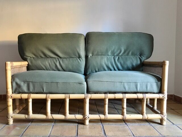 Rattan sofa