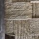Chair made of wood and rope