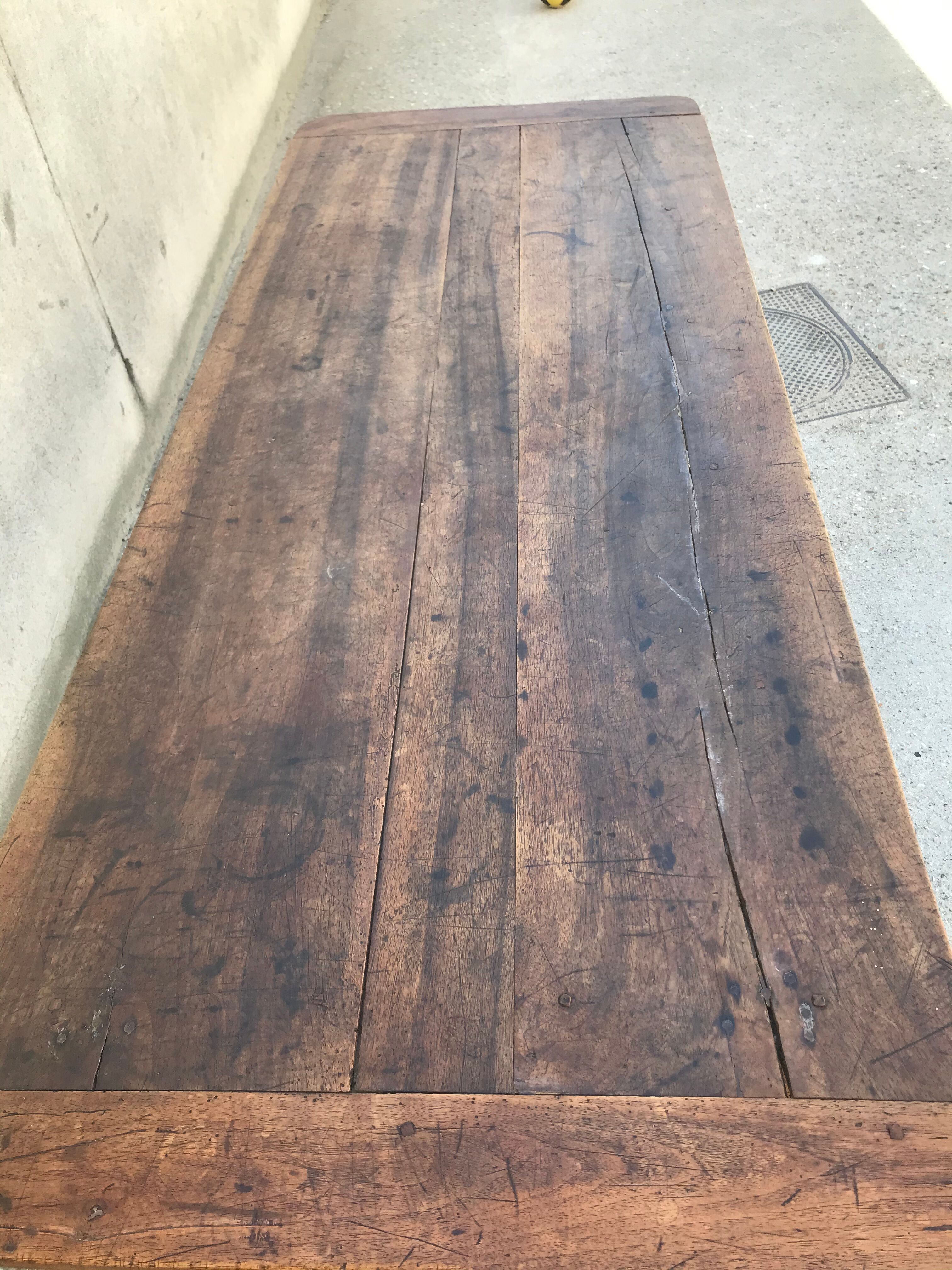 Walnut farm table