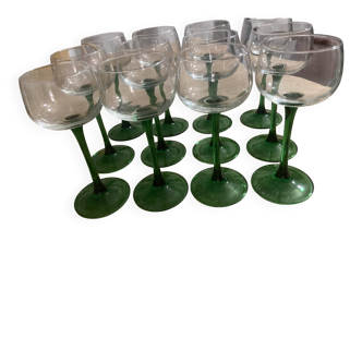 Alsatian wine glasses