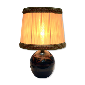 Lampe à poser fabrication Italienne Olivia fabrication Italienne avec abat-jour dimension : H-22cm-