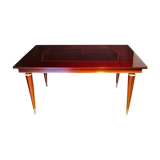 Table vintage en acajou vernis