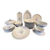 Limoges porcelain dinner service Ulim 46 pieces