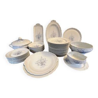 Limoges porcelain dinner service Ulim 46 pieces