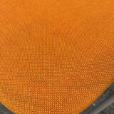 Set of 4 orange DSC 106 chairs Giancarlo Piretti for Castelli