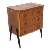 Scandinavian teak chest of drawers, Sweden, 1950