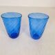 Art Deco Set of 6 Sculpted Glass Vases Handmade Reijmyre, Sweden, 1930s