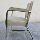 Bauhaus office armchair, vintage, "Ronéo" style, 1930s/1940s, TBE