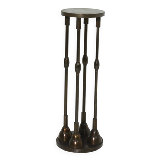 Table d'appoint Art Déco en bronze, années 1930