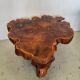 Table brutaliste tronc ancienne loupe d'orme