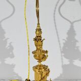 Lampe en Bronze Doré, époque Napoléon III – Milieu XIXe